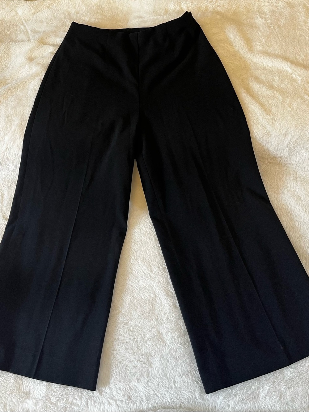 Coldwater Creek Wide-Leg Black Dress Pants